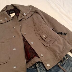 Diesel Women's Olive Military Coat (XS) New Condition !!!